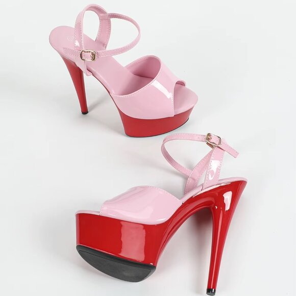 Extreme Platform Stiletto Sandals Size 12 - Picture 1 of 13